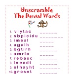 Unscramble Dental Words
